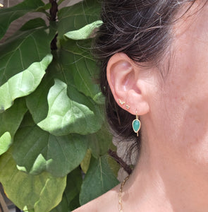 Emerald Drop Earrings