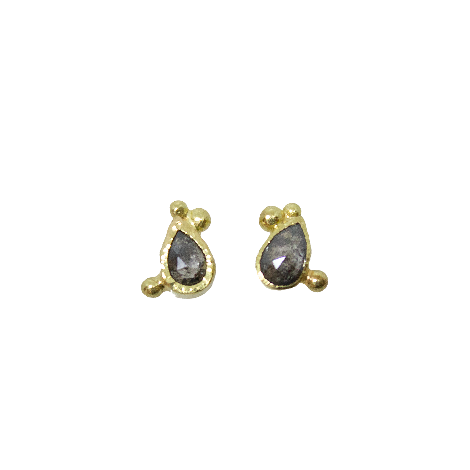 Tear grey diamond Sparklers – Leia Zumbro Jewelry